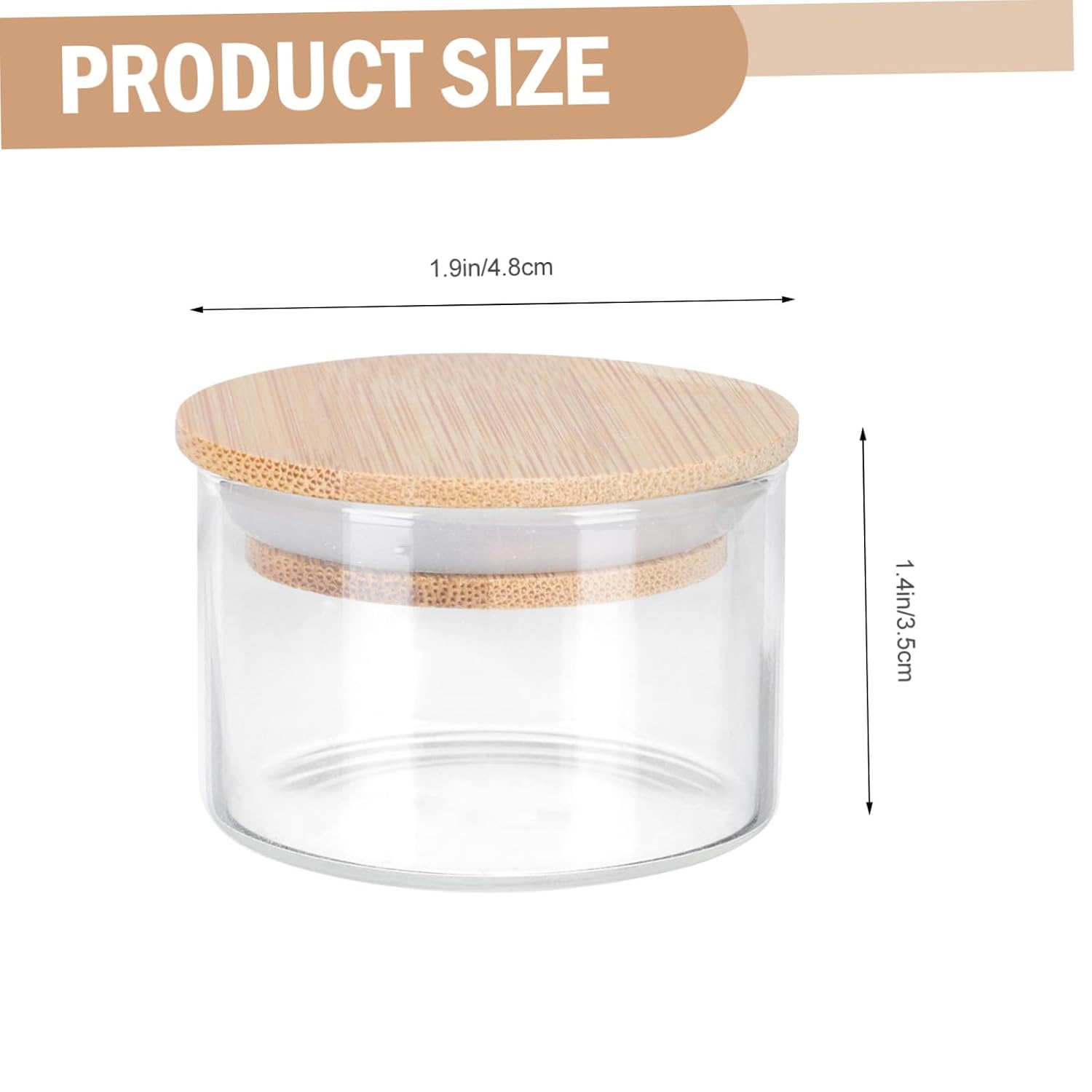 2pcs Nail Liquid Storage Cups Lid Delicate Glass Manicure Containers for Nail Art Easy to Clean and Use for Salons and Home Use image 2