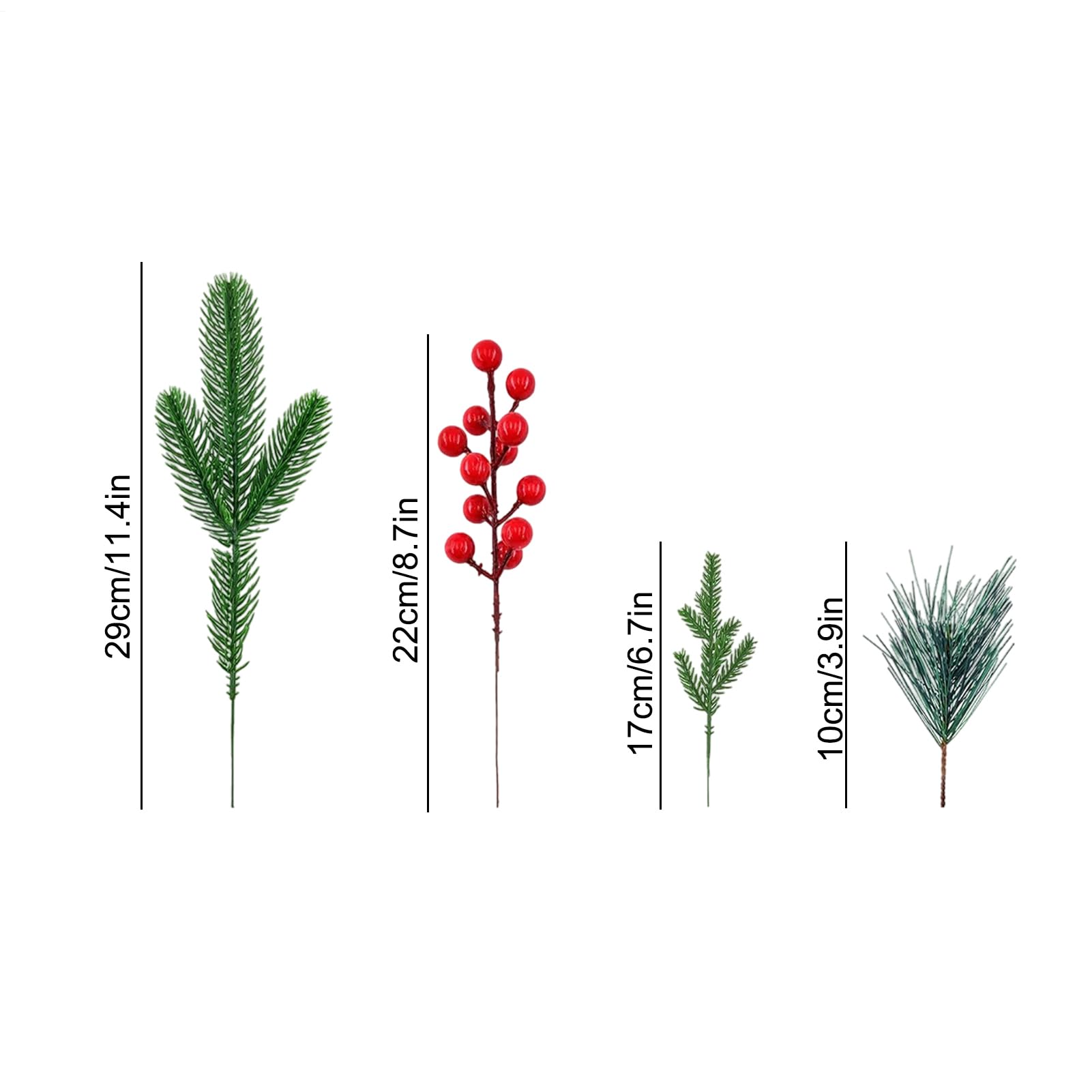 Decorazioni Natalizie Verdi Artificiali e Realistici
