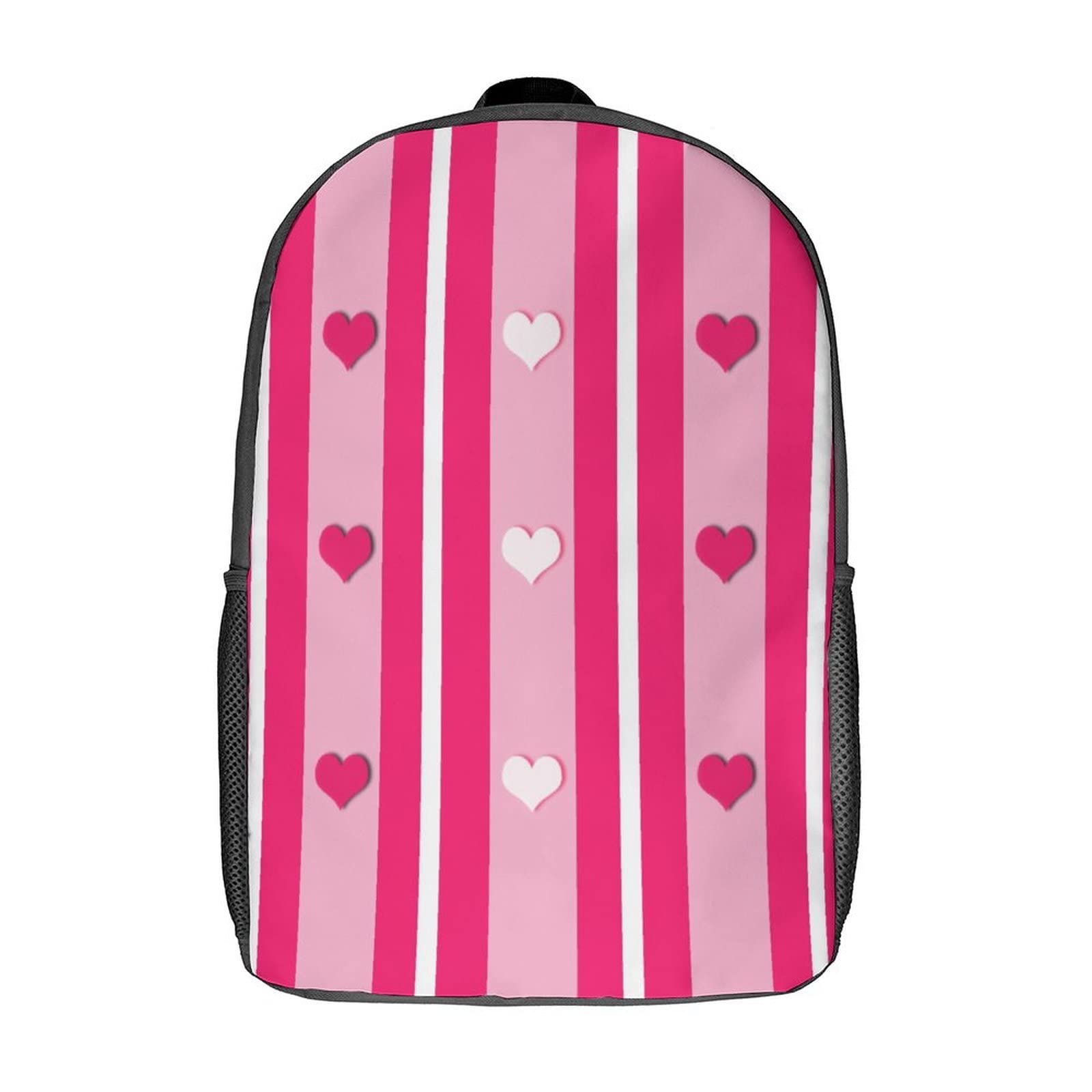 Mochila escolar unisex para niños con espalda acolchada y rayas 8
