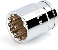 Vista 148 de TEKTON Juego de llaves de vaso de 6 puntos de 1/4 pulgadas de profundidad con riel, 11 piezas (5/32 - 9/16 pulgadas) SHD90105