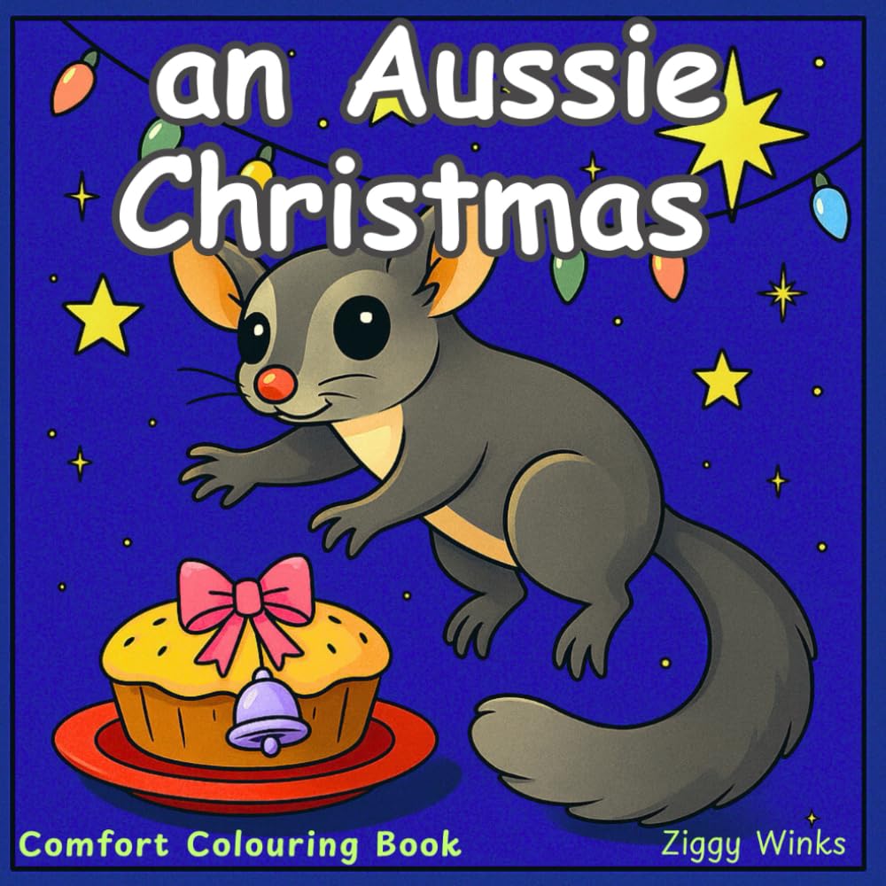 an Aussie Christmas: Comfort Colouring Book
