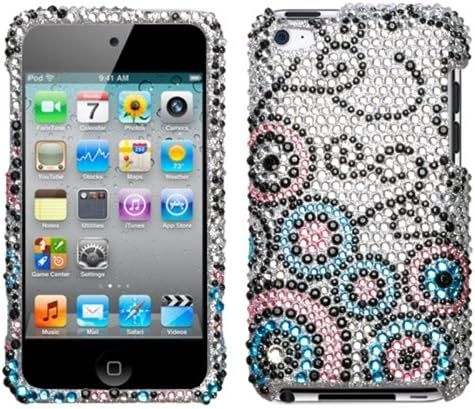 MYBAT Unique Diamante Protective Case for iPod touch 4 (Bubble Flow)