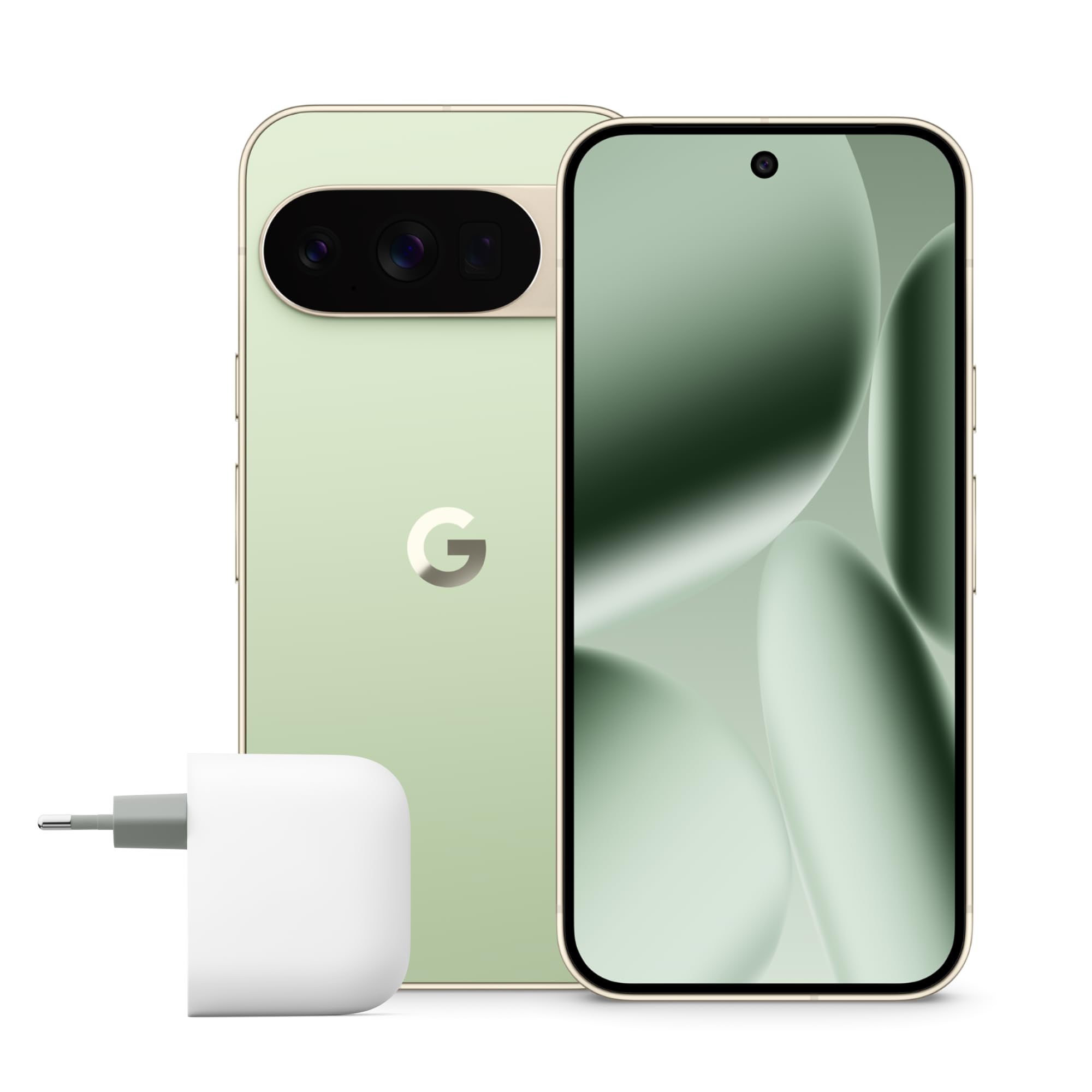 Google Pixel 10 Pro - Smartphone Android sbloccato con Gemini, sistema a tripla fotocamera posteriore, autonomia di oltre 24 ore e display Super Actua da 6,3" - Giada, 256GB W/Charger