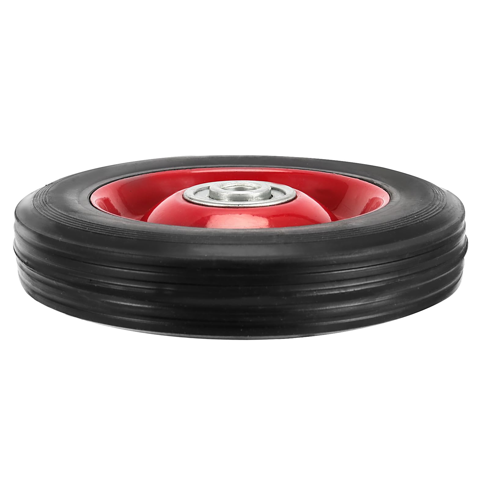 4 PCS 8x1.75In Solid Rubber Wheel with Ball Bearing,1/2In Bore Axle — Amazon image 6
