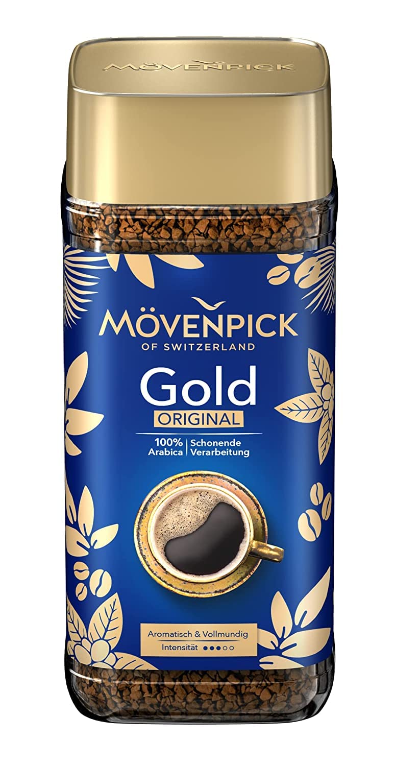 Mövenpick Kawa rozpuszczalna złota, 12 x 100 g