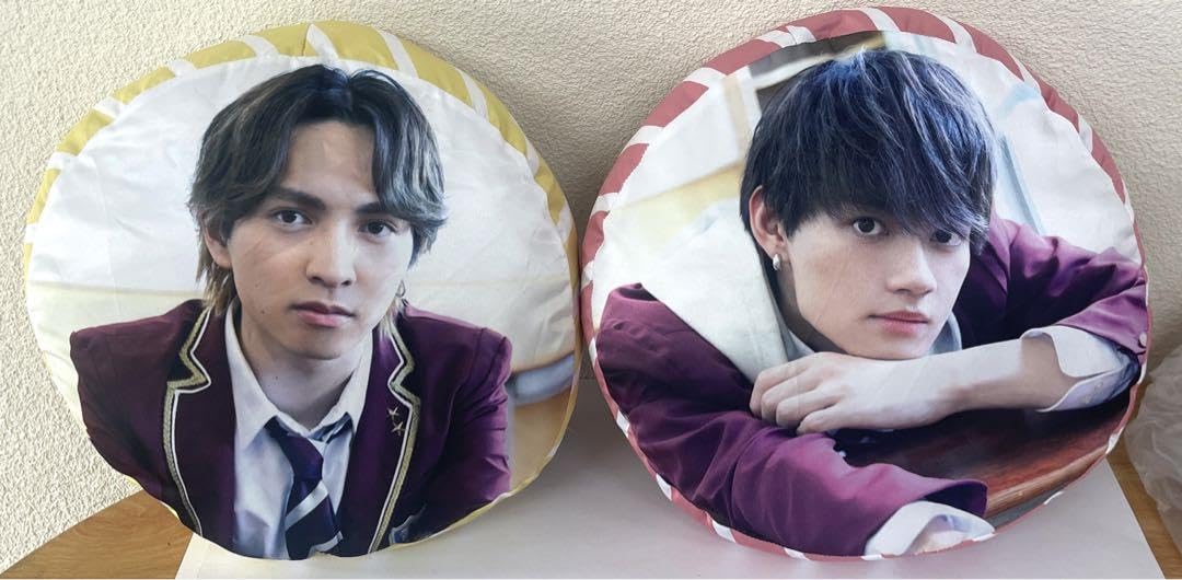 吉田仁人 クッション Amazon.co.jp: M!LK ミルク ラウンドクッション 佐野勇斗吉田仁人 2個