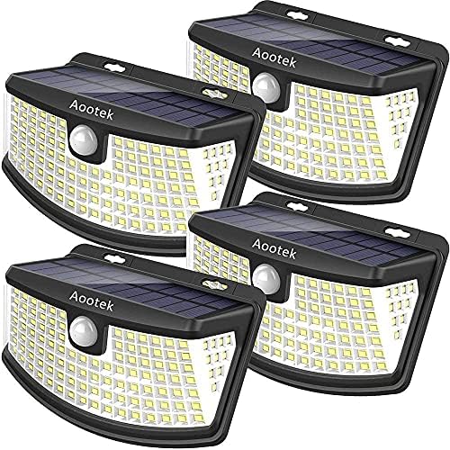 Aootek Solar Lights 120 Leds With Lights Reflector 270 Degree Wide Angle Ip65 Waterproof Security Lights For Front Door Yard Garage Deck 4pack Buy Online At Best Price In Uae Ae Aootek Solar Lights 120 Leds With Lights Reflector 270 Degree Wide Angle Ip65 Waterproof Security Lights For Front Door Yard Garage Deck 4pack Buy Online At Best Price In Uae Ae