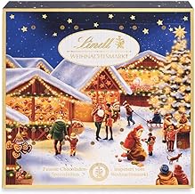 Lindt & Sprüngli Table de marché de Noël Calendrier de l'Avent, 115g