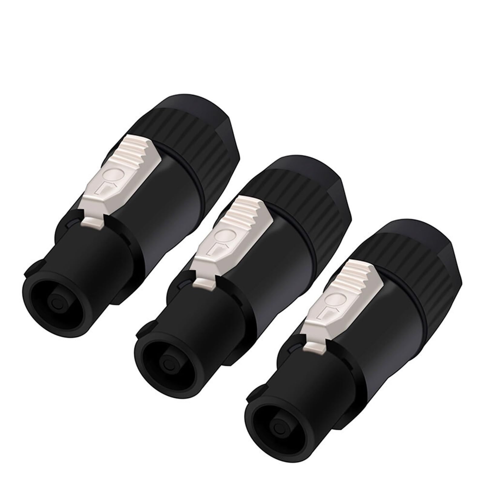 Conector chasis de altavoz 3 pines macho de color naranja para pantallas LED