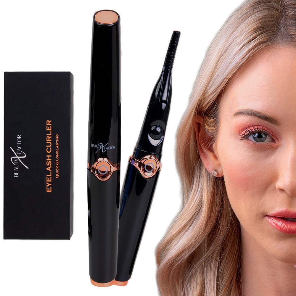 Amazon.com : Beautyxfactor Heated Eyelash Curler – Smart Comb with Clip  Design – Modern Timeless Look – Safe to Use – Quick to Curl – Long Lasting  : Beauty & Personal Care