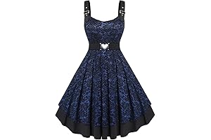 Plus Size Vintage 1950s Goth Dresses Captivating in Floral Lace and Jacquard