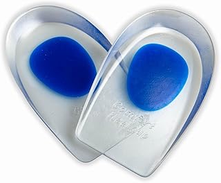 Wonder Care Gel Heel Cushion Pads for Heel Pain Relief | Silicone Heel Inserts for Plantar Fasciitis