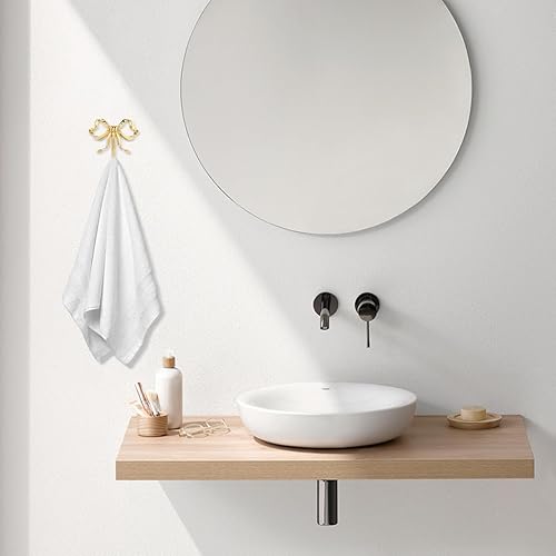 Miniatura 3 de Zerodeko Gancho de lazo para colgar en la puerta, gancho de clavija de pared, ganchos de puerta, ganchos decorativos, gancho de cocina, gancho para