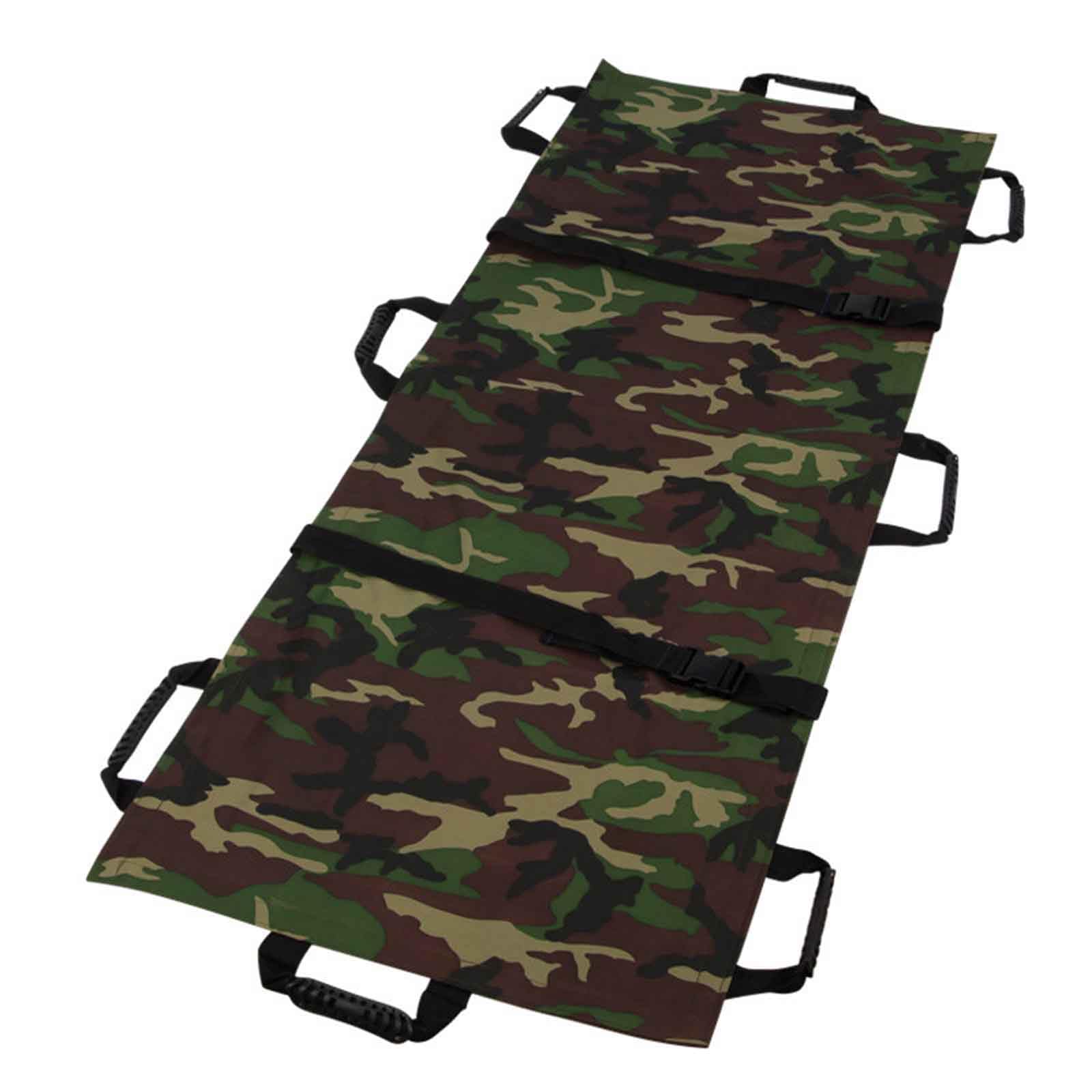 GHKryD stretcher, With 8 Rubber Handles & Carrying Bag, Patient Animal Mover for Emergency Casualty Evacuation(Camouflage)