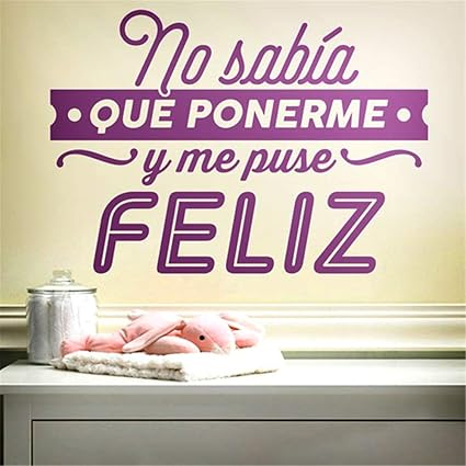 Adesivo Da Parete Citazione Adesivo Spagnolo Con Frasi Poesie O Canzoni Per Soggiorno Camera Da Letto Vivaio Camera Da Letto Home Decor Amazon It Fai Da Te