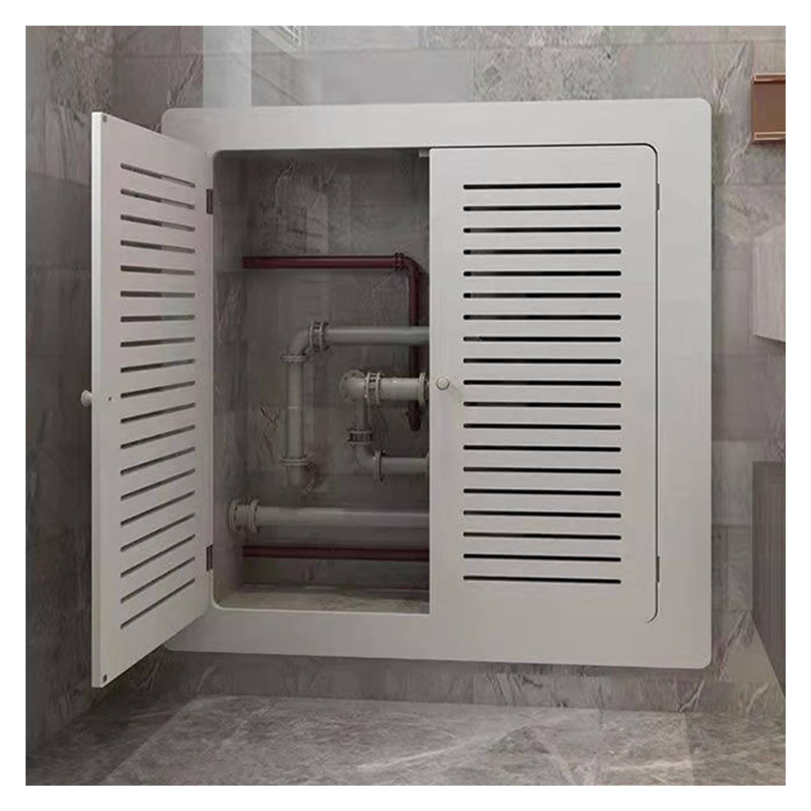 sportello ispezione Pannello di accesso per cartongesso di grandi dimensioni 400 500 600 700 800 900 mm, sportello di accesso idraulico in PVC, sfiato a filo parete per docce, cartongesso, casa(600x65