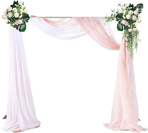 Miniatura 5 de CNCEST Kit de soporte para telón de fondo con base de acero, 10 x 10 pies, 10 x 20 pies, sistema de soporte de fondo de boda resistente, soporte de