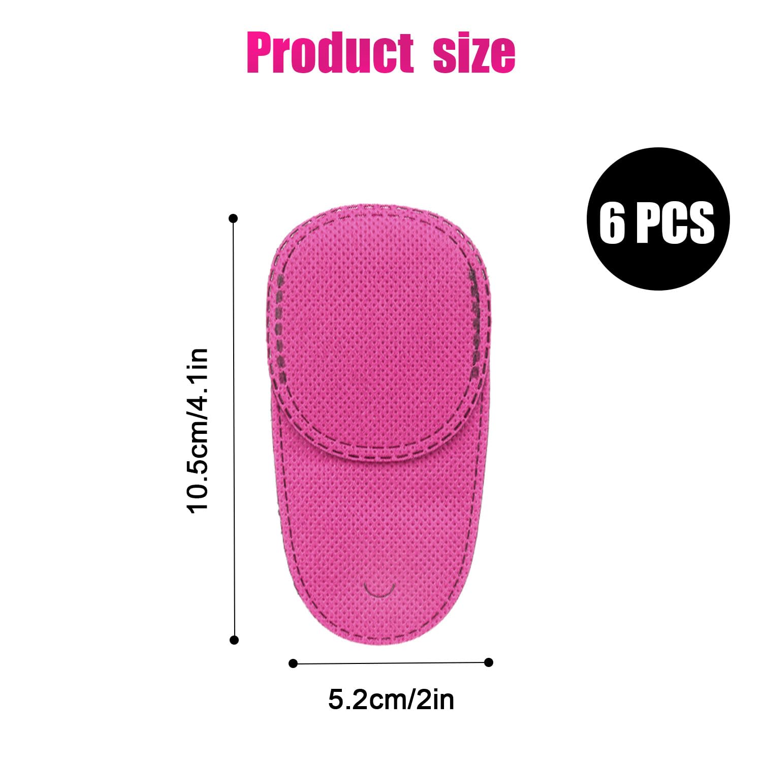 Bende per Occhiali Riutilizzabili non Tessute per Occhio pigro Ambliopia Strabismo Adulti Bambini 6 Pezzi Rosa