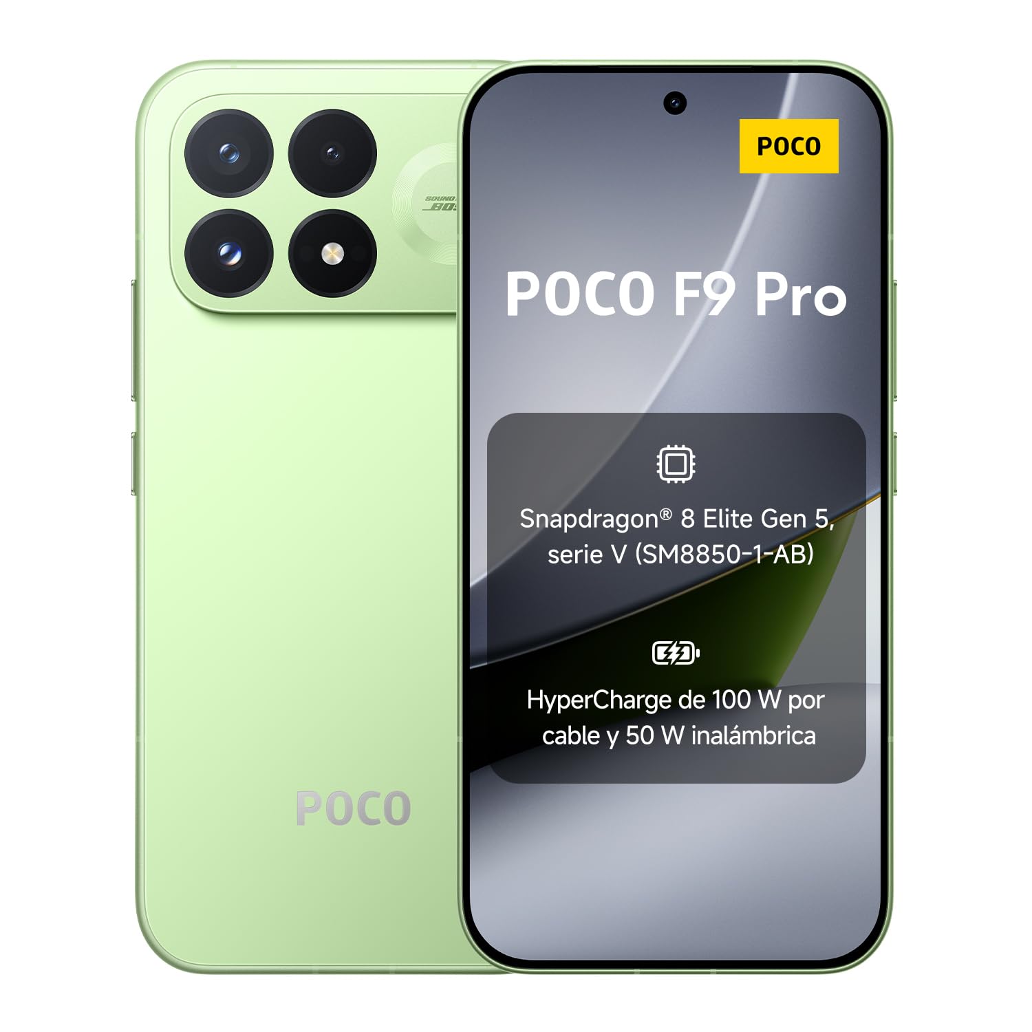 POCO F9 Pro, Smartphone 12+256, Verde, batería de 6330mAh, carga de 100 W