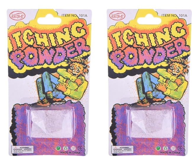 Image of JJLFresheners 2Pcs Purple Helpful Funny Itching Powder Safe Broken Glass Itching Powder Feminine Powders, Easy to Carry, Feminine Care, Feminine Powders (Ength 14cm, Width 7.5cm)