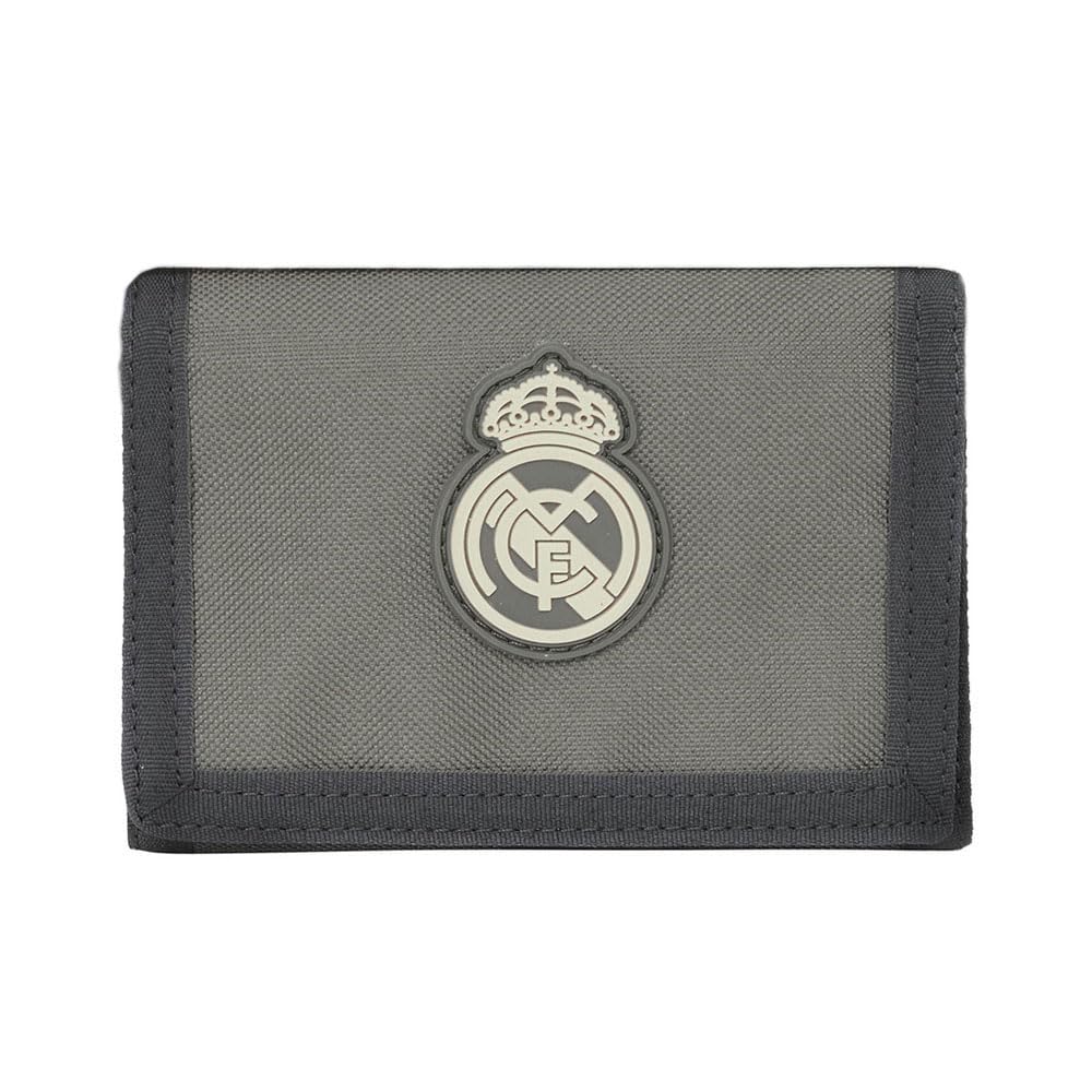 Portafoglio Real Madrid 3ª Squadra 24/25 - Design Ufficiale, 12.5x9.5cm, Grigio, Con 2 Anni Garanzia - Foto 9