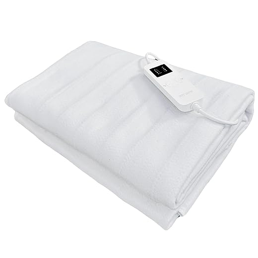 ZenZee - Elektrische deken - Elektrische onderdeken - 190 x 80 cm - XL formaat - 4 warmtestanden - 12 uurs timer - Warmte deken