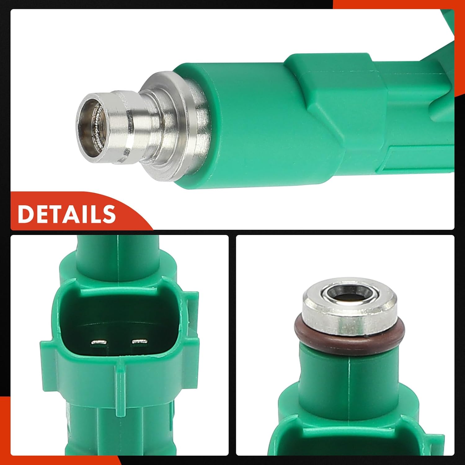 A-Premium 4PCS Fuel Injectors Compatible with Toyota Prius 2001-2009, Echo 2000-2005 & Scion xA xB 2004 2005 2006, 1.5L, Replace# 2320921020