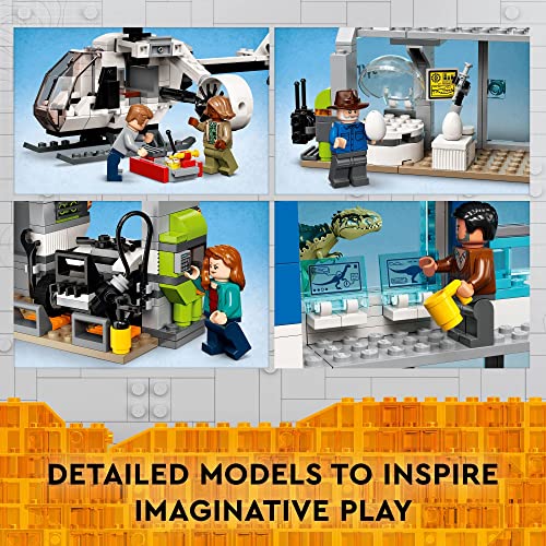 Jurassic World Giganotosaurus & Therizinosaurus Attack 76949 Building Toy Set; Fun for Kids Aged 9 and up (658 Pieces) - Lego - Immagine 2