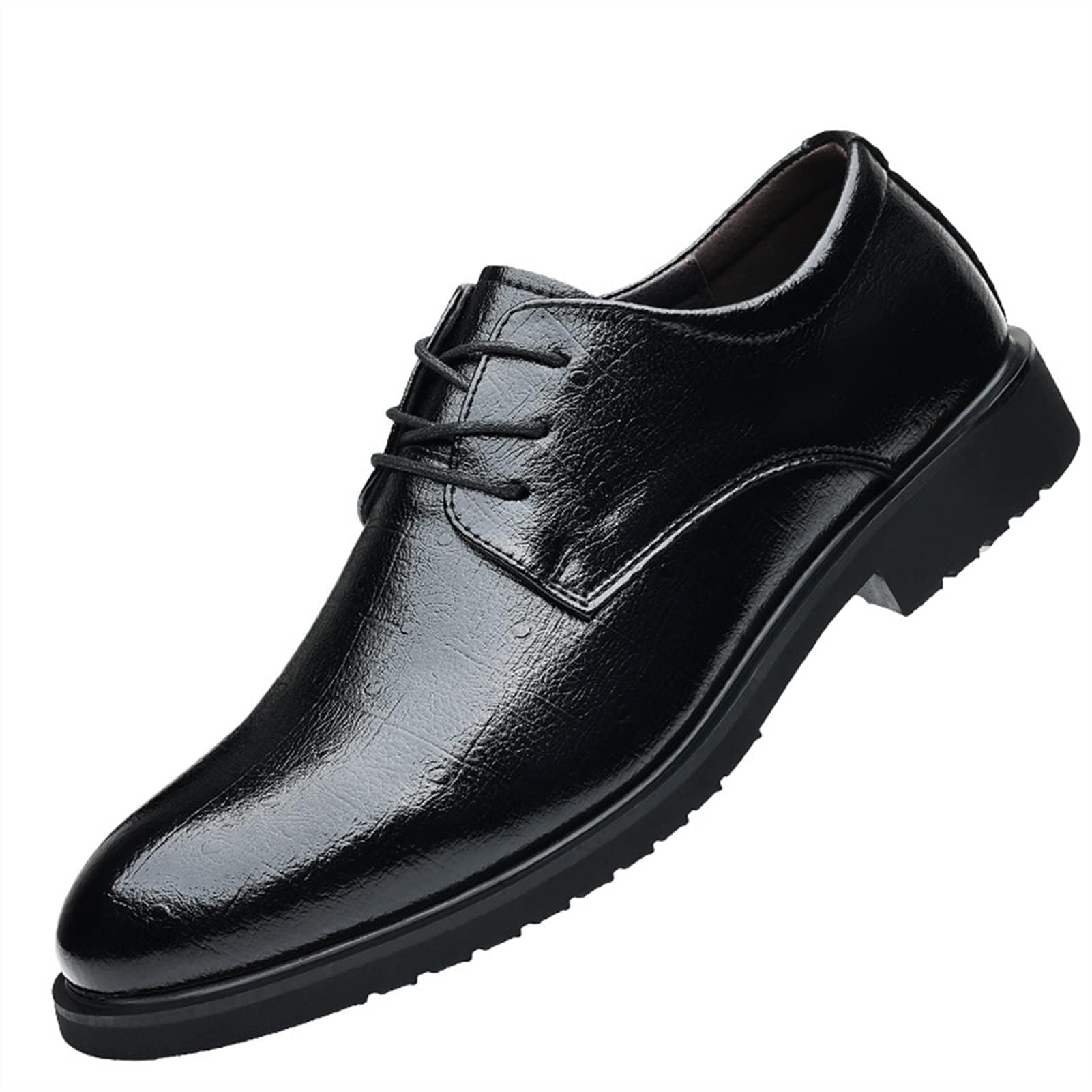 Amazon.com: YZABEL Men's Leather Lace Up Platform Block Heel
