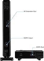 Vista 3 de Nyrius Aries Home - Transmisor y receptor inalámbrico digital HDMI para transmisión de video HD 1080p con extensor remoto IR (NAVS500) - Paquete de 2