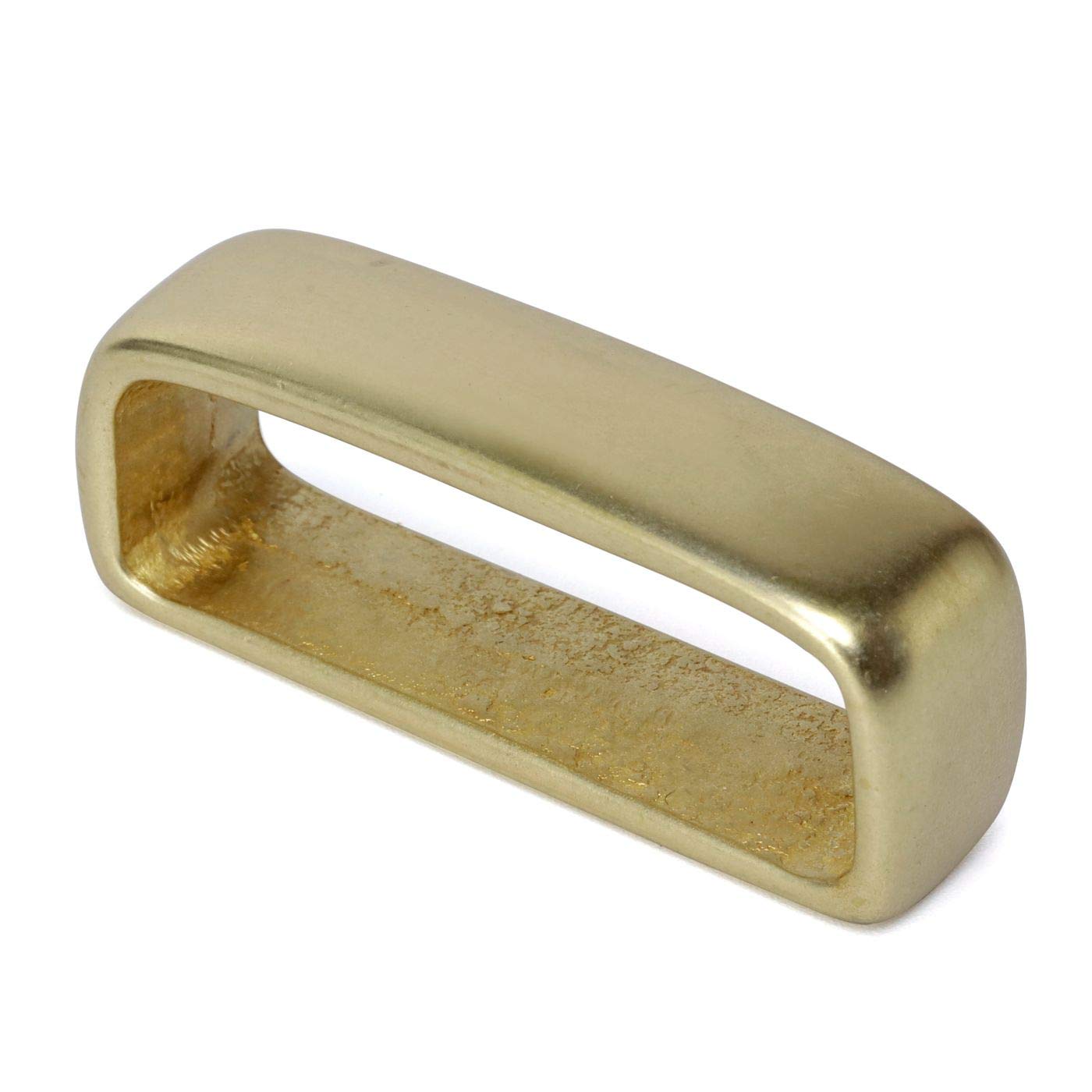 DJCAIZYY Men's Belt Buckle, Yellow Brushed Brass, 1.5" (40mm)