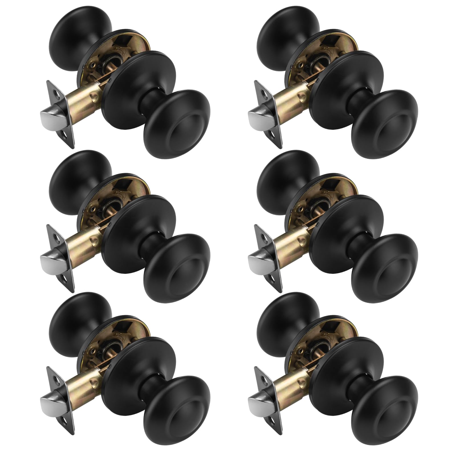 Vintage Black Door Knob with Lock - Buy Now -21