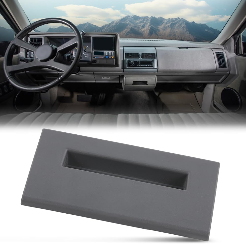 CROSSDESIGN Fuse Panel Cover Trim Gray Compatible with Chevy & GMC Truck 1988-1994 / Fits Chevy Blazer Suburban 1992-1994 / Fits GMC Yukon Suburban 1992-1994