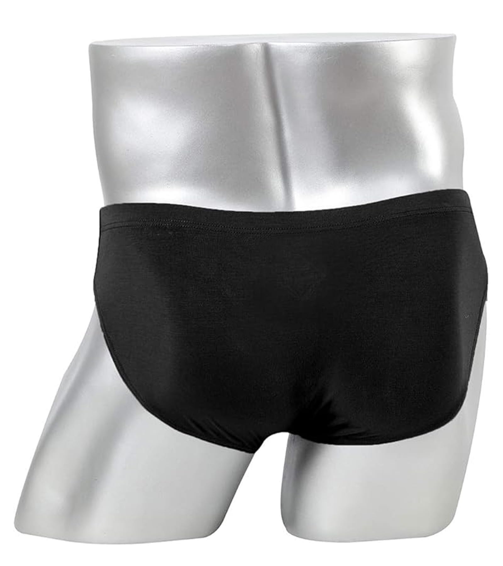 Mens Bulge Enhancing Underwear Briefs with Ball Pouch Low Rise Soft Breathable Bamboo Sexy Brief for Men Pack M L XL XXL 3XL