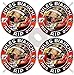 Produktbild JULES BIANCHI RIP Formel 1 Rennfahrer F1 50mm Auto & Motorrad Aufkleber, x4 Vinyl Stickers