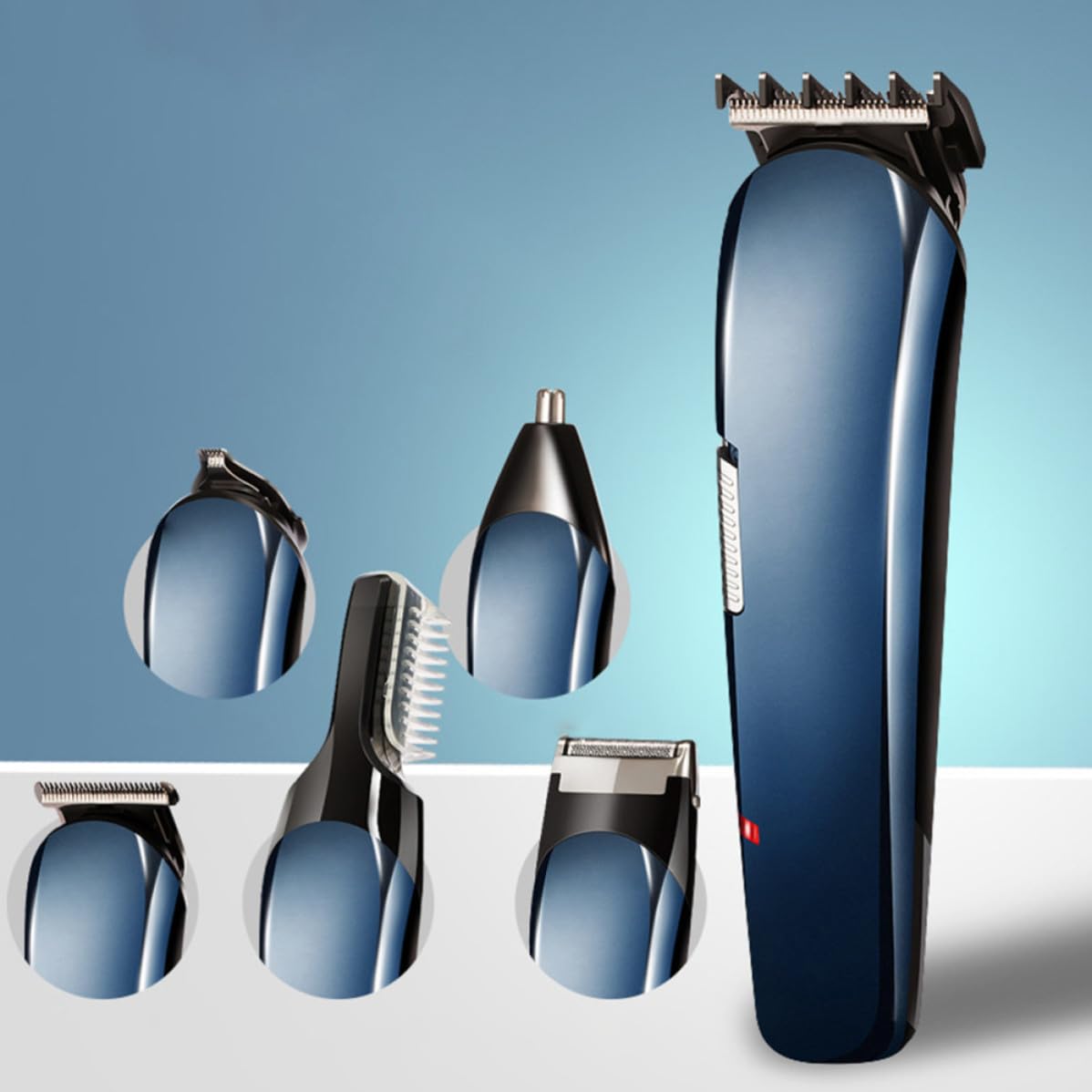 Recortador Recargable de Vello Nasal de Acero Inoxidable para Hombres | Cortapelos Nariz Hombre Recargable, Cuchillas Precisas, Uso Eléctrico para Recorte Preciso