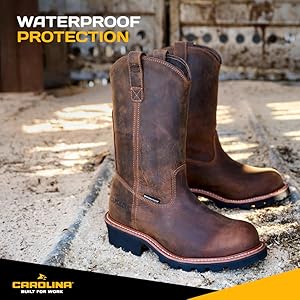 Amazon.com | Carolina Boots Well X 12” Waterproof Comp Toe Ranch