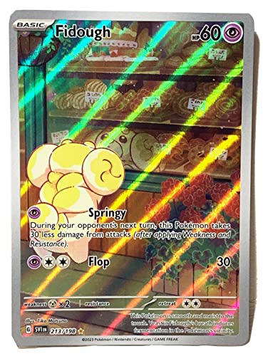 Pokemon - Fidough 213/198 - Scarlet & Violet - Illustrator Rare - Holo Full Art
