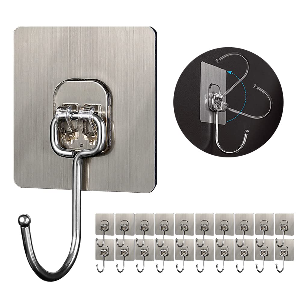 ⭐️ 強力粘着固定⭐️壁掛けフック キッチンフック 台所収納フック