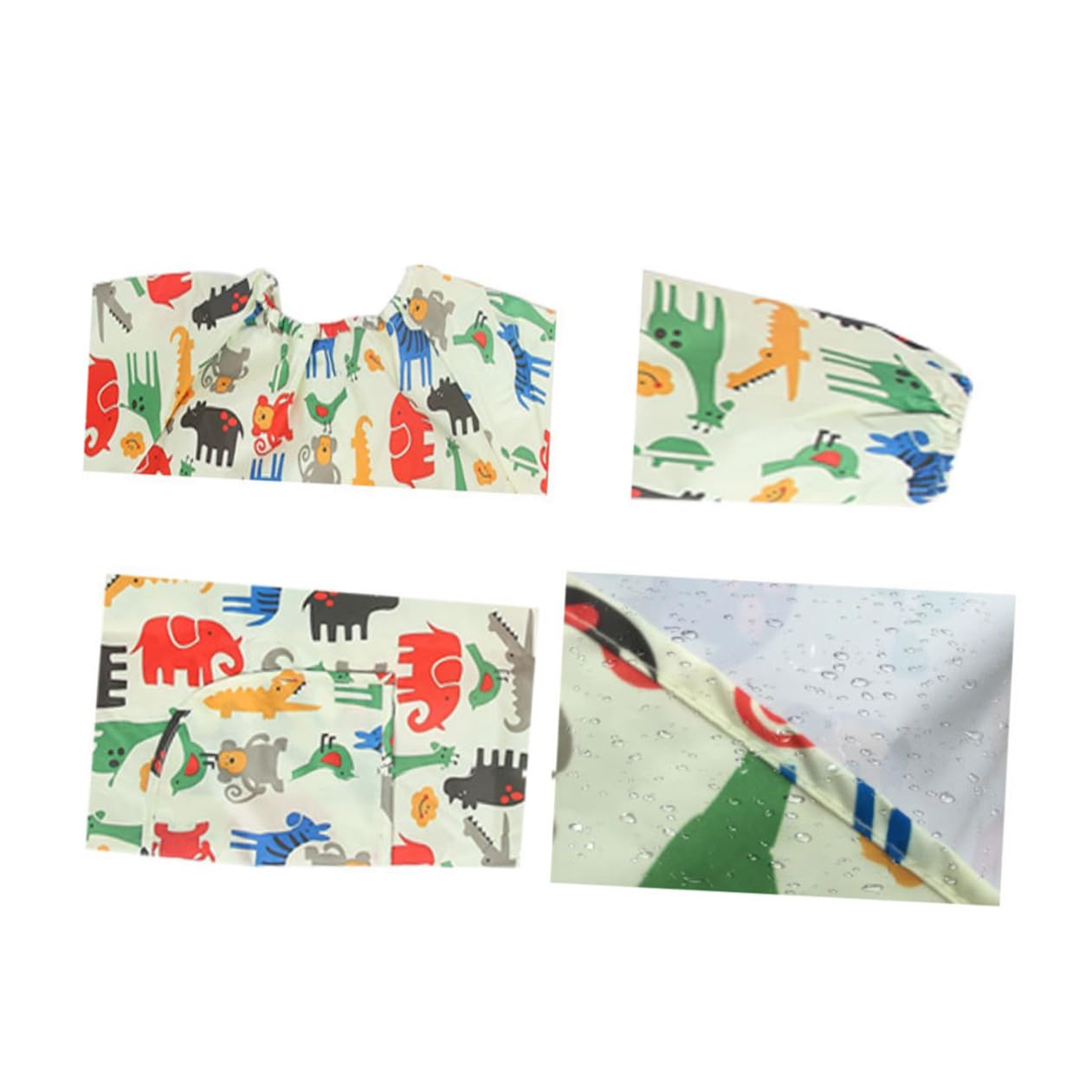 ERINGOGO Delantal de Pintura para Bata de Arte Manga Larga Tamaño M Color Amarillo Ropa de Protección Reutilizable y Transpirable para Manualidades y Pintura Infantil
