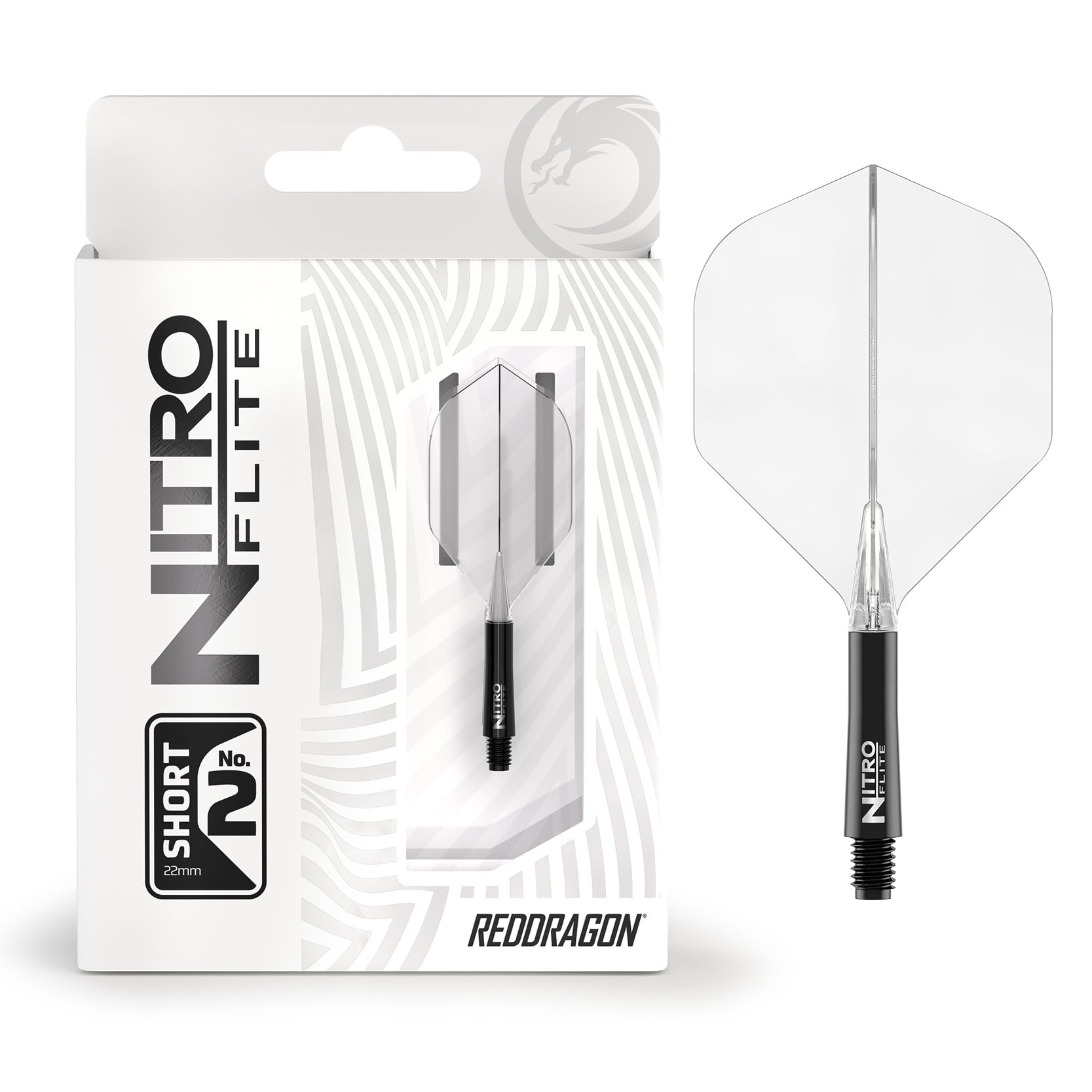 RED DRAGON Darts – Nitro Flite Integrada Sistema de Vuelo y Eje – No.2 Forma y diseño - Disponible en Niveles Corto, Intermedio y Medio - Variedad de Colores - Accesorios de Dardos Profesionales — view 11