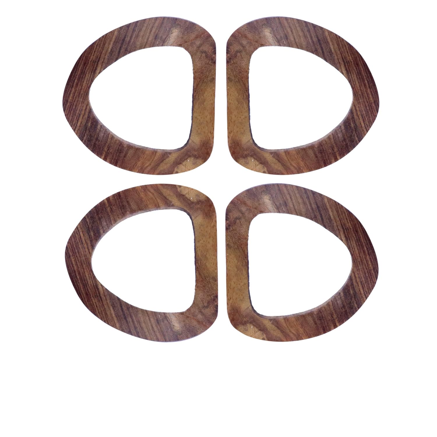 TOREX� | Wooden Bag Handle 1 Pair for Macrame Purse, Bag, DIY Art and Craft (D-Shape Small (About 4.1 inch, Inner Size 2.67 inch, 7mm Diameter)) (B0CBSCDMLV) Amazon Price History, Amazon Price Tracker