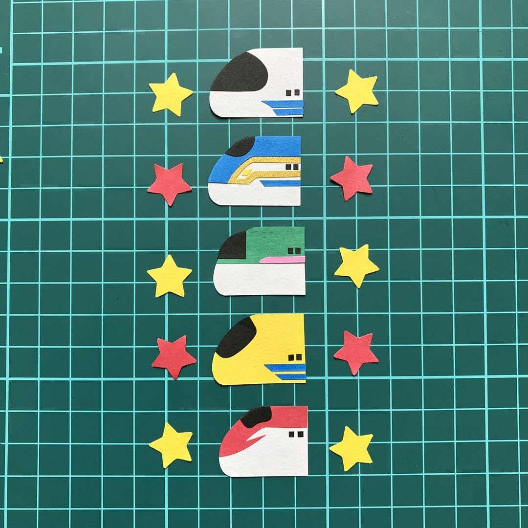 Amazon.co.jp: 55新幹線 アルバムクラフト 壁面飾り フォトフレーム