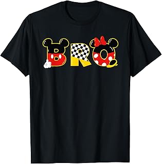 Mickey & Minnie "Bro" Brother Family Trip Vacation T-Shirt