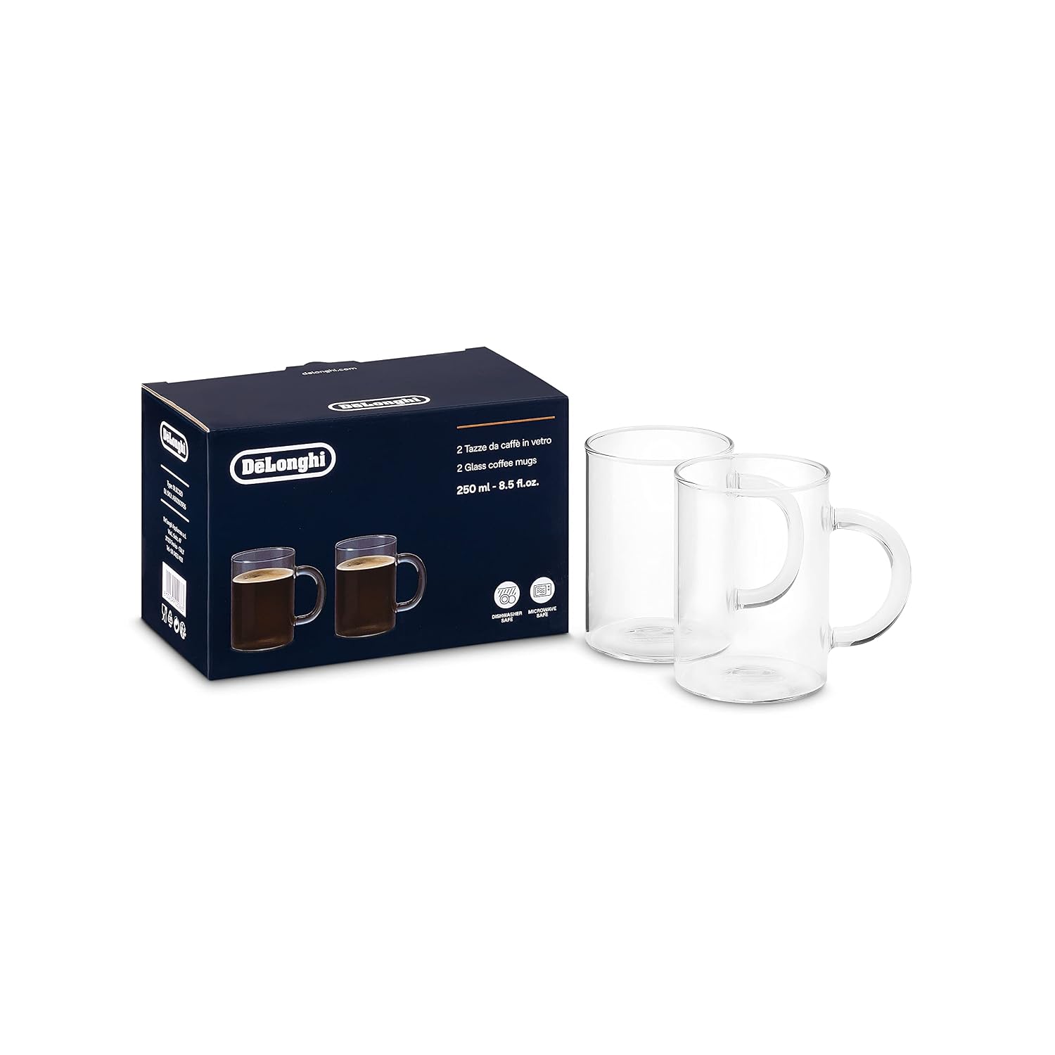 De'Longhi DLSC320 Long Coffee Glasses, 8.5 Fl oz, set of 2 - Review, Price and Buying Guide