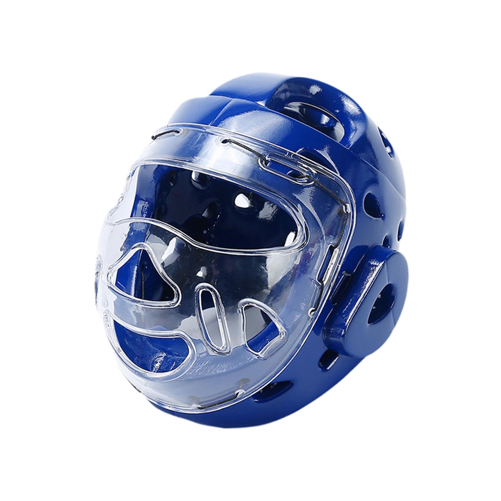 Casco de Karate, Práctico Casco de Taekwondo para Kickboxing, Grappling Y Karate XL Rojo