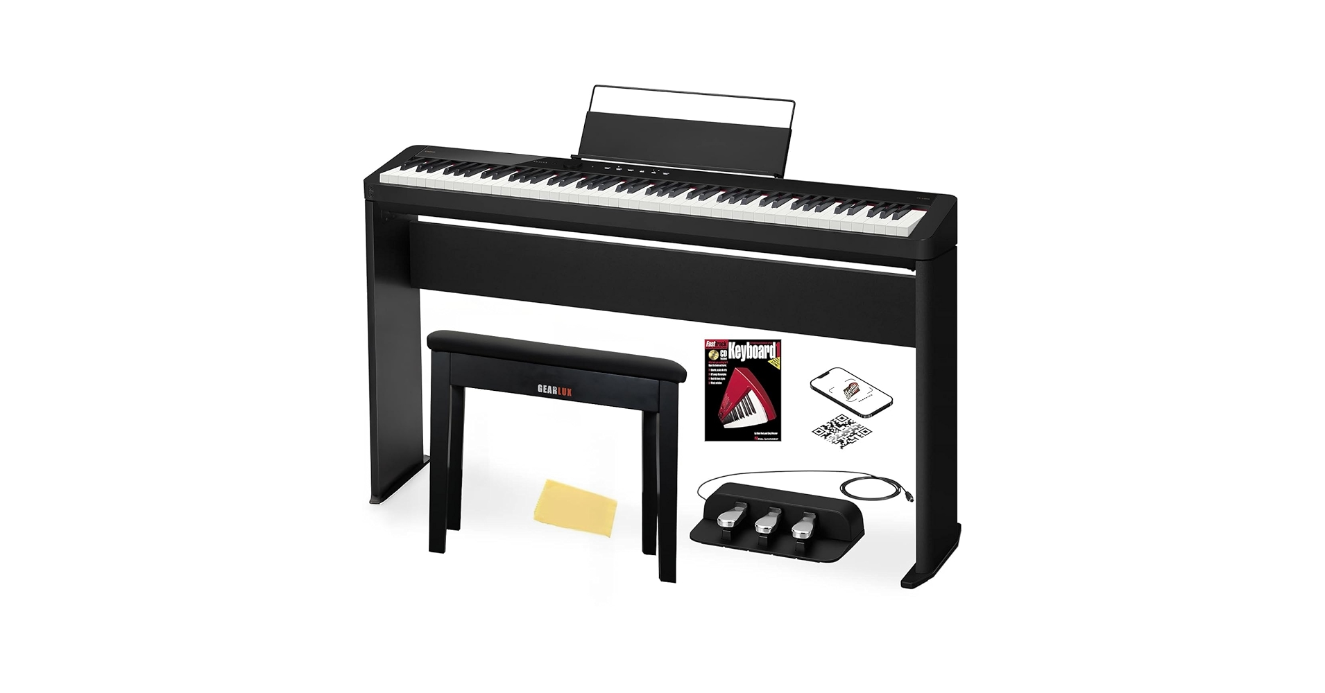 CASIO Privia PX-S1100 ブラック PX-S1100BK | Black Stage Piano | Casio