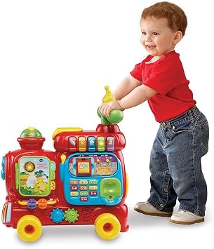 VTech Sit-To-Stand Ultimate Alphabet Train (Frustration Free Packaging), Red