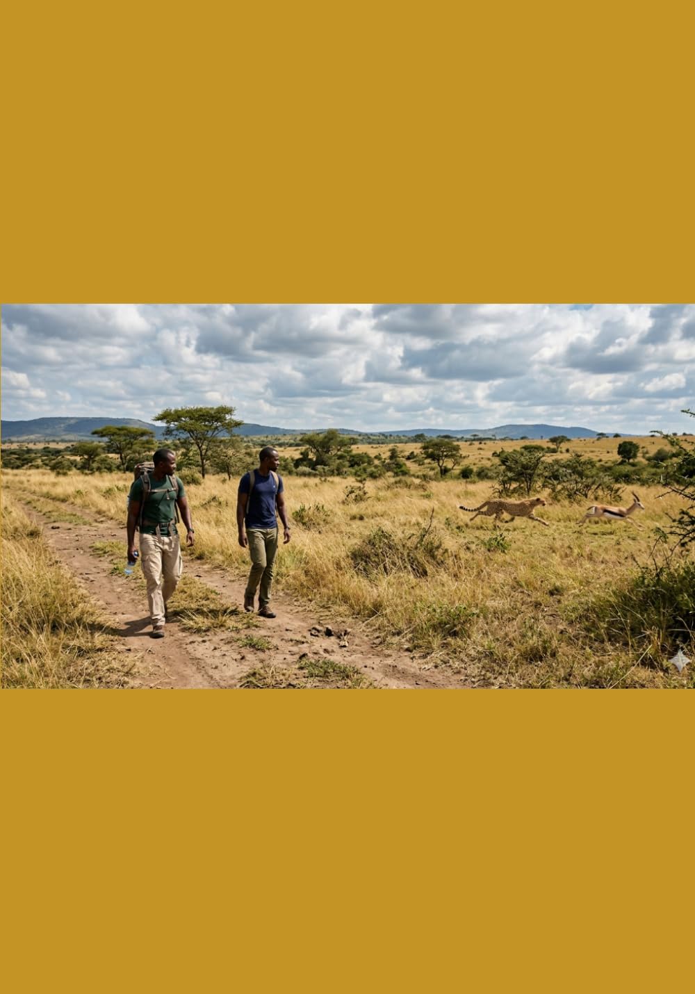 Beneath the African Savannah: A Tale of Courage and Brotherhood in the African Wild