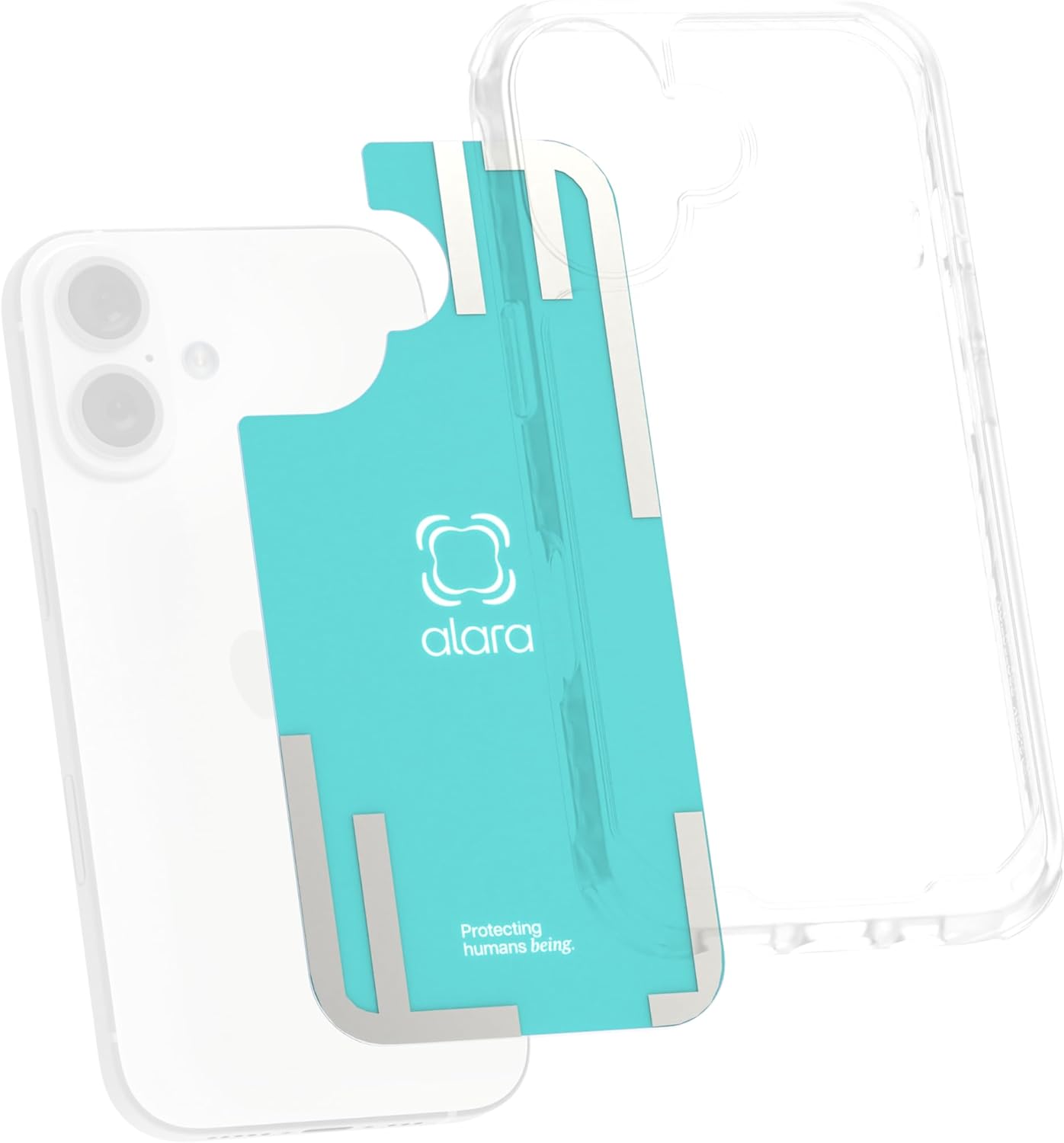 EMF Blocker for Cell Phone, Radiation Protection for iPhone 16, American Owned, EMF Protector & Anti Radiation Blocking Phone Case Insert, Lab-Tested 5G-Shield, Scientifically Backed